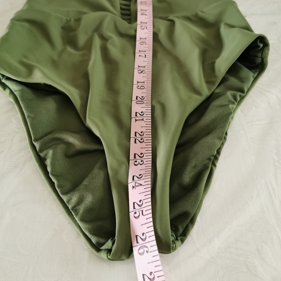 Bca By Rebecca Virtue Olive Green Swimsuit Size S - Picture 9 of 9